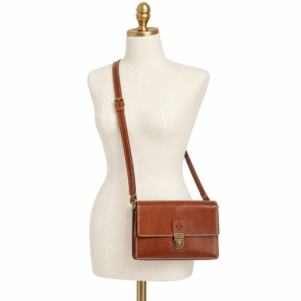Patricia Nash Lanza Small Leather Crossbody